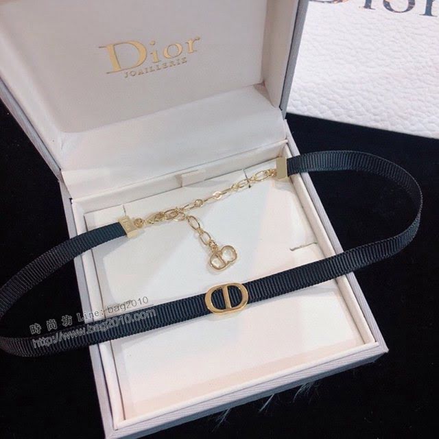 Dior飾品 迪奧經典熱銷款choker CD項鏈 頸鏈  zgd1175